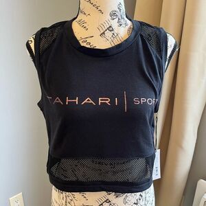 Tahari sport crop top
